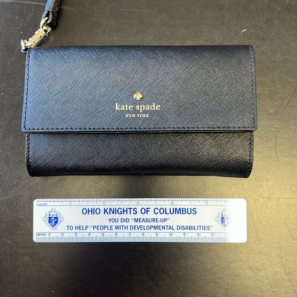 kate spade New York hold the phone Black Wristlet. NEW WITH TAGS. #8ARU1978 - Picture 10 of 11